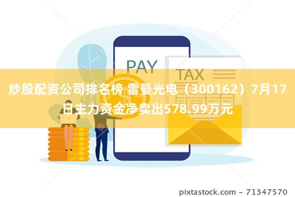 炒股配资公司排名榜 雷曼光电（300162）7月17日主力资金净卖出578.99万元