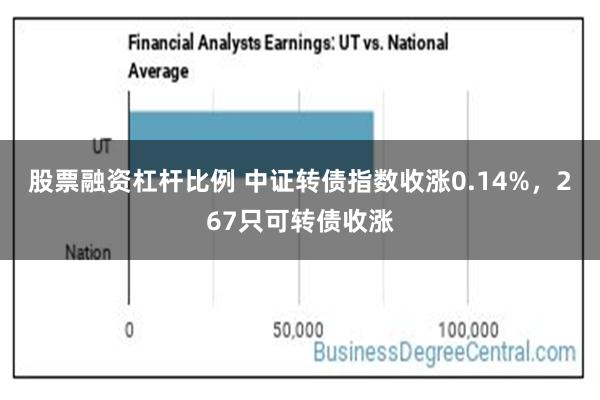 股票融资杠杆比例 中证转债指数收涨0.14%，267只可转债收涨